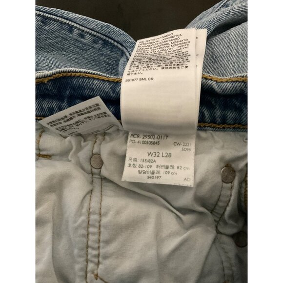 LEVI'S 501 S Premium Jeans Men Button Fly Big E sz. 32/28 - Picture 6 of 13